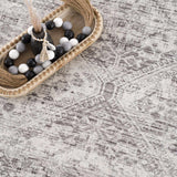 Nadie Blue Gray Medallion Area Rug - Clearance