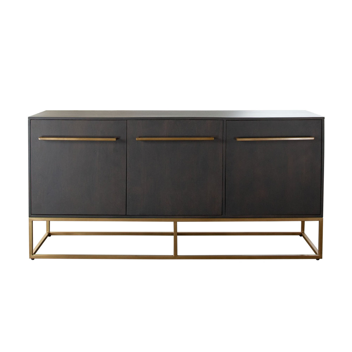 Encore Grey Oak Metal Sideboard - Ornate Home