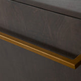 Encore Grey Oak Metal Sideboard - Ornate Home