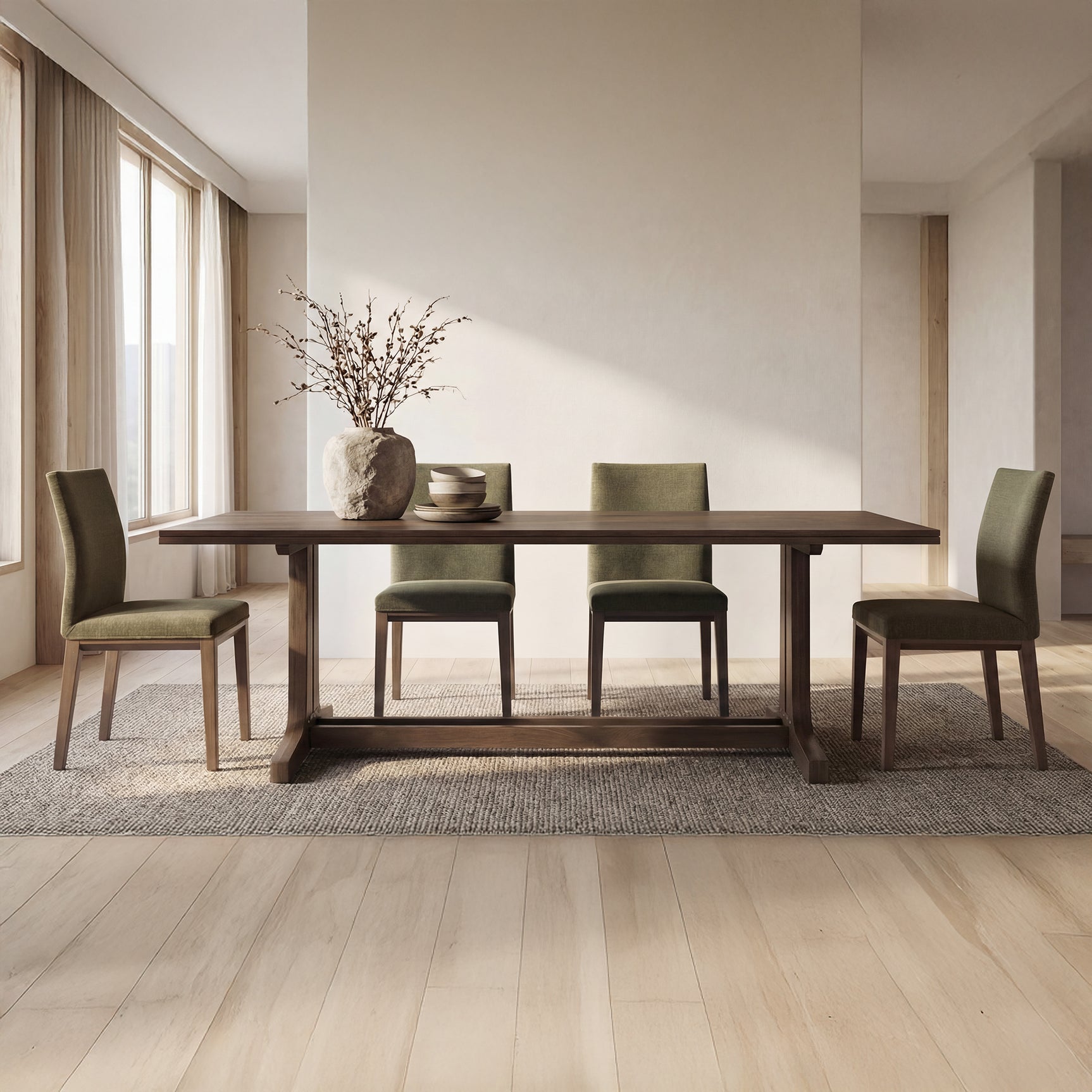 Frankie Olive Dining Chair (Set of 2)