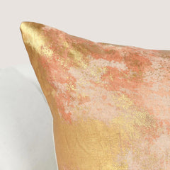 EQ Onara Burnt Orange/Gold 22x22 Throw Pillow (Set of 2) - Ornate Home