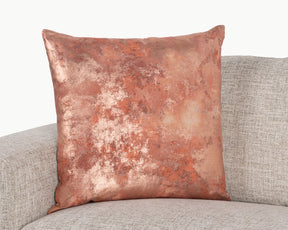 EQ Onara Rose Gold 22x22 Throw Pillow (Set of 2) - Ornate Home
