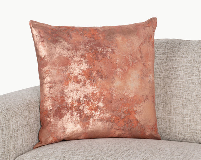 EQ Onara Rose Gold 22x22 Throw Pillow (Set of 2) - Ornate Home