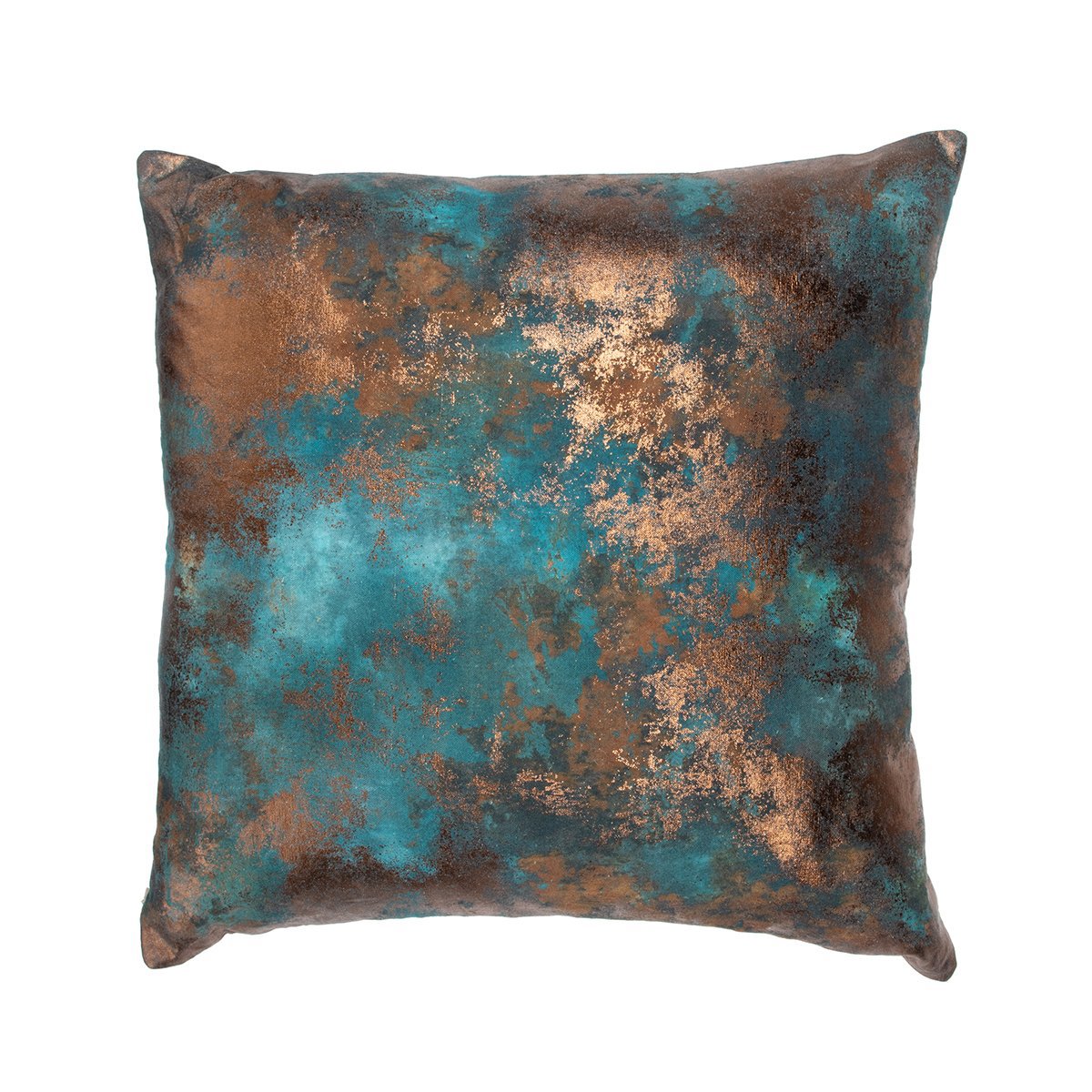 EQ Onara Teal/Antique Bronze 22x22 Throw Pillow (Set of 2) - Ornate Home
