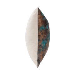 EQ Onara Teal/Antique Bronze 22x22 Throw Pillow (Set of 2) - Ornate Home