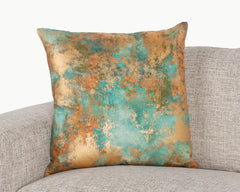EQ Onara Turquoise Copper 22x22 Throw Pillow (Set of 2) - Ornate Home