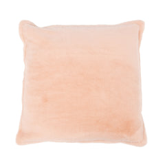 EQ Taiga Peach Faux Fur Multiple Sizes Throw Pillow (Set of 2) - Ornate Home