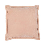 EQ Taiga Peach Faux Fur Multiple Sizes Throw Pillow (Set of 2) - Ornate Home