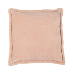 EQ Taiga Peach Faux Fur Multiple Sizes Throw Pillow (Set of 2) - Ornate Home