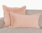 EQ Taiga Peach Faux Fur Multiple Sizes Throw Pillow (Set of 2) - Ornate Home