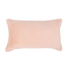 EQ Taiga Peach Faux Fur Multiple Sizes Throw Pillow (Set of 2) - Ornate Home