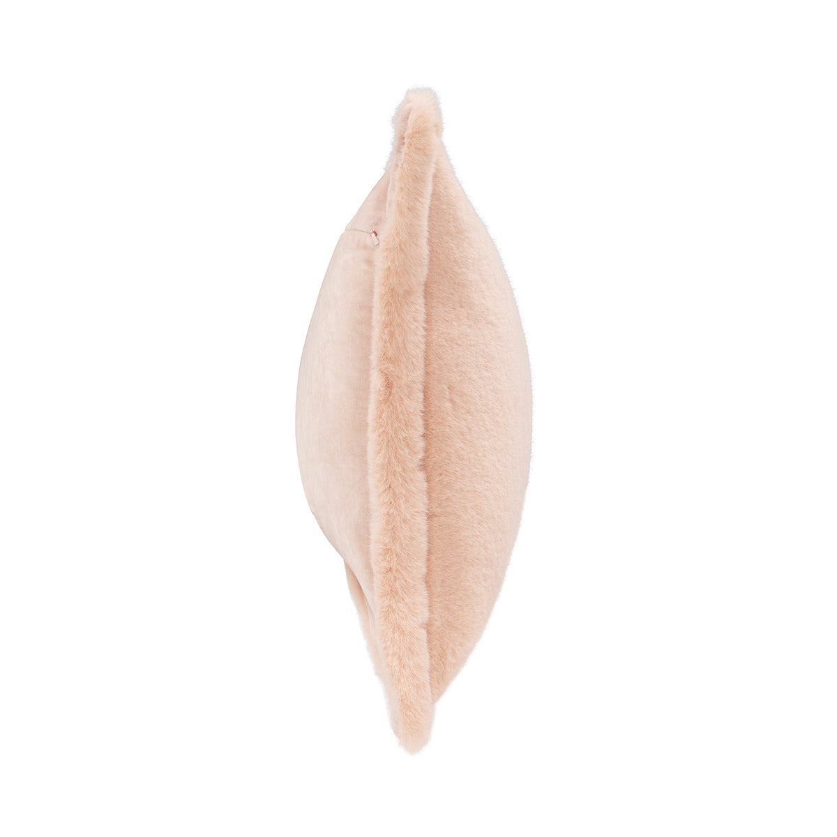 EQ Taiga Peach Faux Fur Multiple Sizes Throw Pillow (Set of 2) - Ornate Home