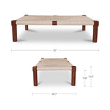 Kaia Dark Brown Outdoor Coffee Table