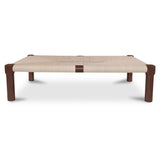Kaia Dark Brown Outdoor Coffee Table