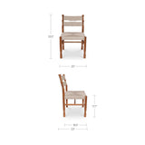 Raf Natural Outdoor Dining Chair (Set of 2)