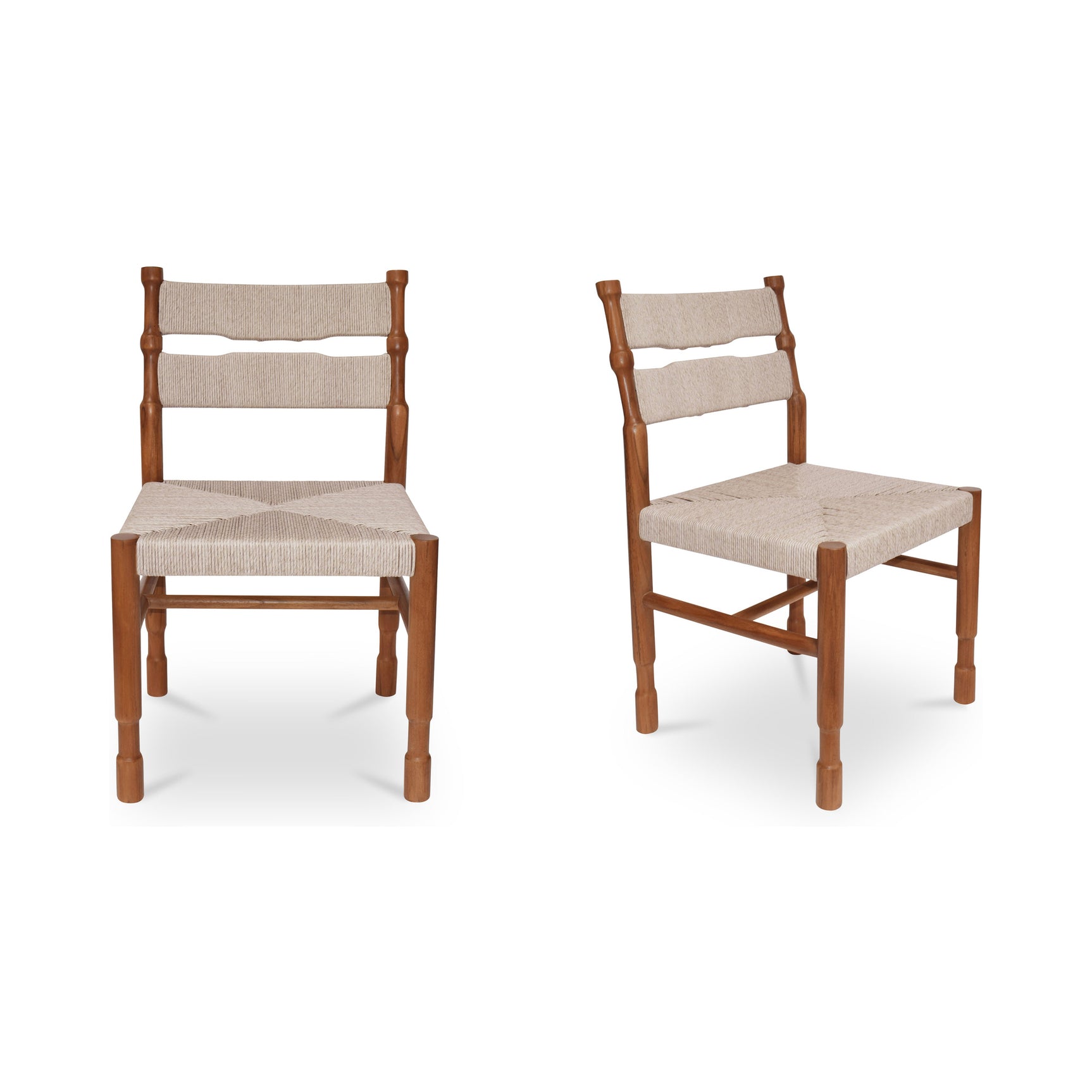 Raf Natural Outdoor Dining Chair (Set of 2)