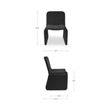Ella Charcoal Outdoor Dining Chair (Set of 2)