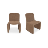 Ella Natural Outdoor Dining Chair (Set of 2)