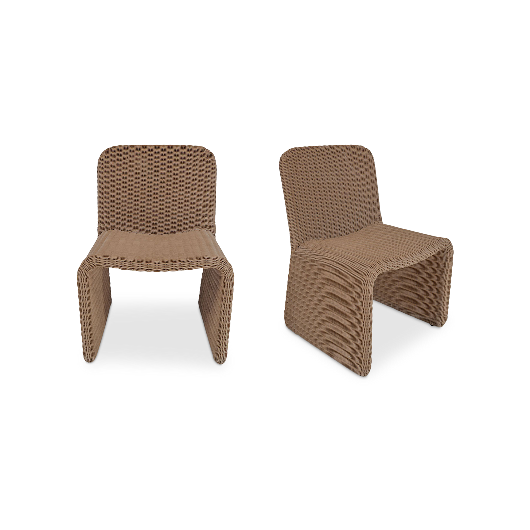 Ella Natural Outdoor Dining Chair (Set of 2)