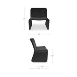 Ella Charcoal Outdoor Accent Chair