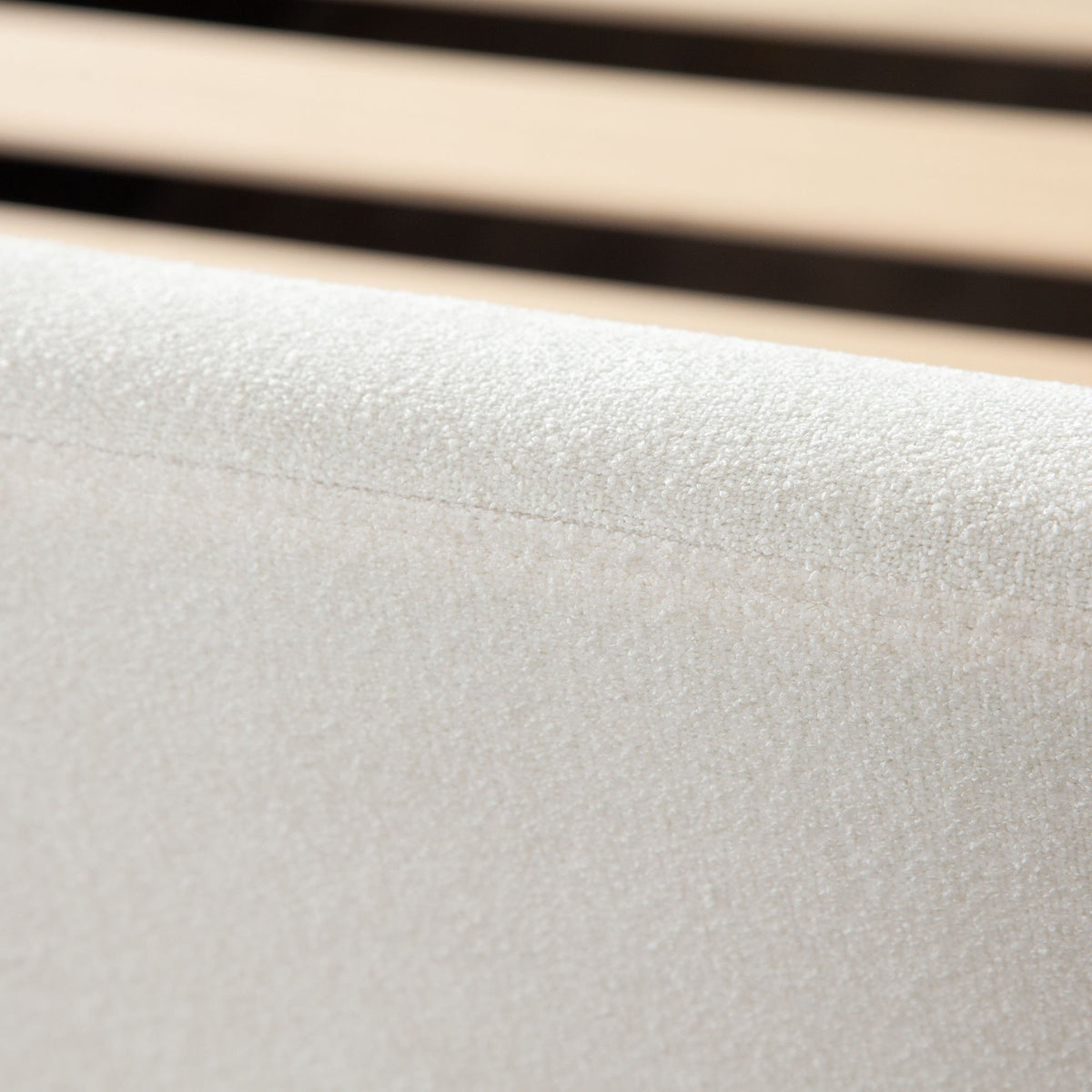 Eve Ivory Fabric Bed - Ornate Home