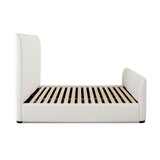 Eve Ivory Fabric Bed - Ornate Home