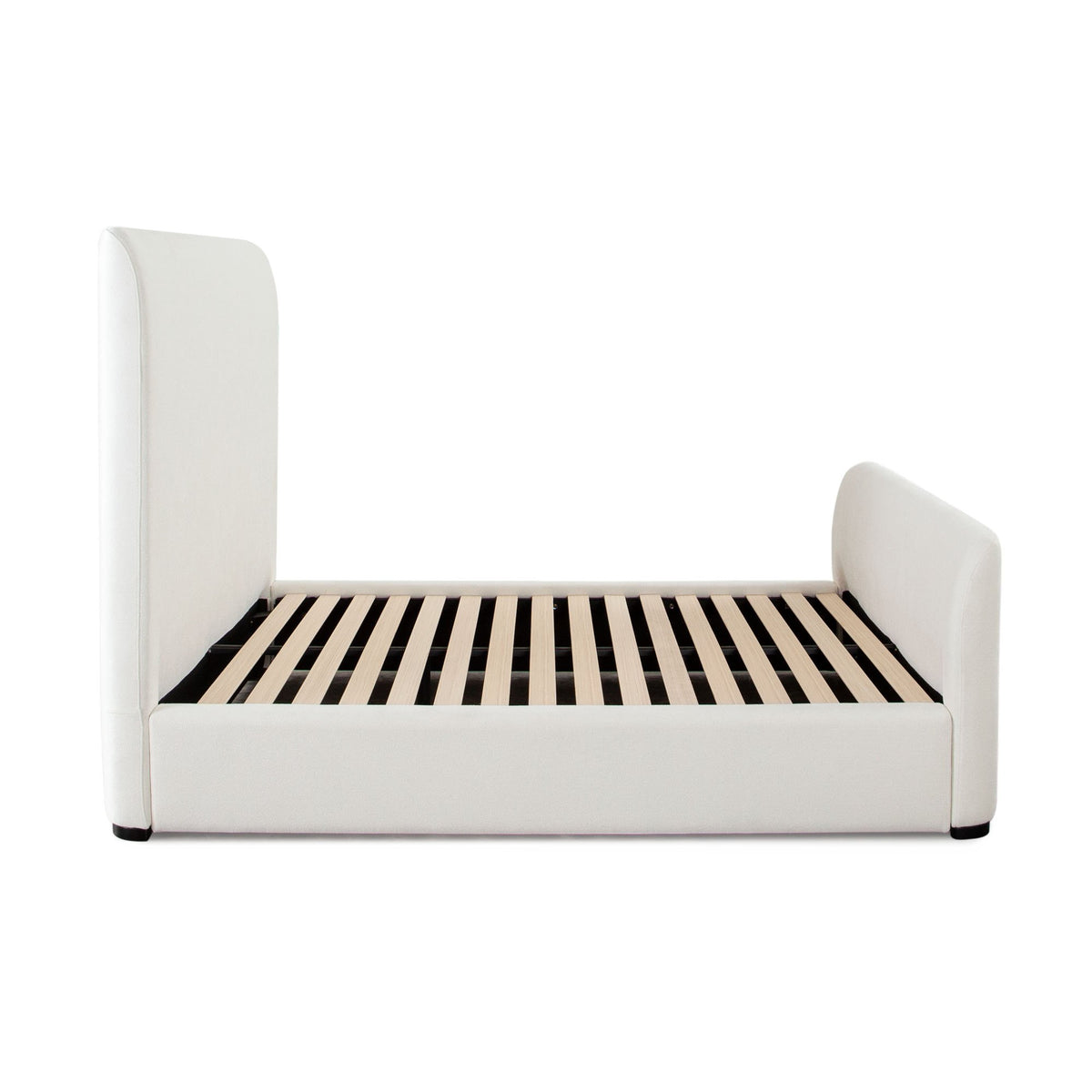 Eve Ivory Fabric Bed - Ornate Home