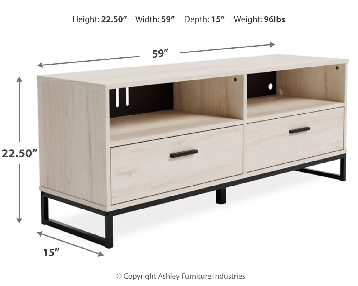 Socalle Light Natural 59" TV Stand - Ornate Home