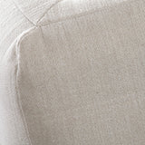 Ezra Cream Fabric 3-Pc Sectional - Ornate Home