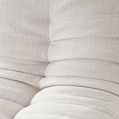 Ezra Cream Fabric 5-Pc Sectional 122" x 122" - Ornate Home