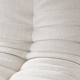 Ezra Cream Fabric 3-Pc Sectional - Ornate Home