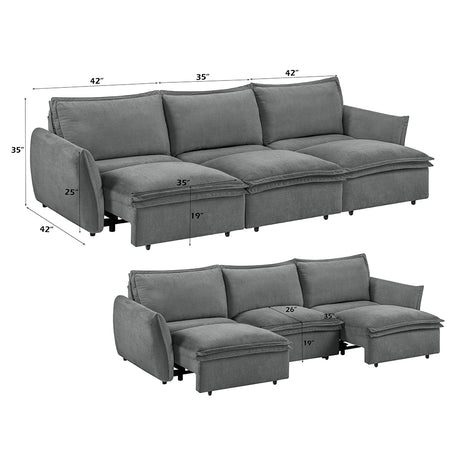 Eaden Gray Power Sofa Sleeper - Ornate Home
