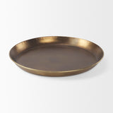 Eagan Brass Aluminium Tray Large - Ornate Home