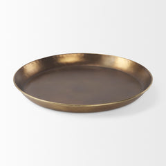 Eagan Brass Aluminium Tray Large - Ornate Home