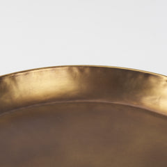 Eagan Brass Aluminium Tray Large - Ornate Home