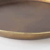 Eagan Brass Aluminium Tray Large - Ornate Home