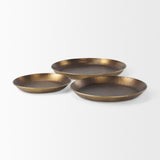 Eagan Brass Aluminium Tray Large - Ornate Home