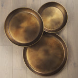 Eagan Brass Aluminium Tray Large - Ornate Home
