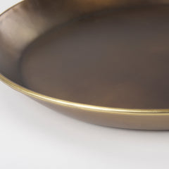 Eagan Brass Aluminium Tray Medium