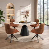 Eamon Tan Arm Chair W/Swivel (Set-2)