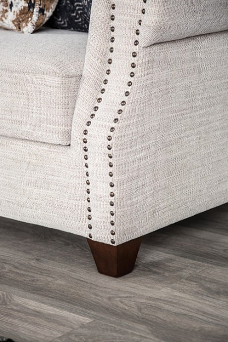 Earley Beige Loveseat - Ornate Home