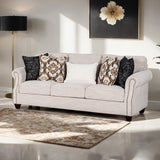 Earley Beige Upholstery Living Room Set - Ornate Home