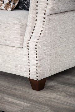 Earley Beige Upholstery Living Room Set - Ornate Home