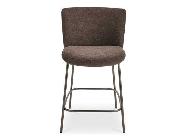 Early Dark Brown Counter Stool - Ornate Home