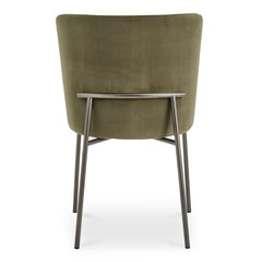 Early Green Dining Chair Mohair (Set of 2) - Ornate Home
