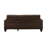 Earsom Brown Reversible Sofa & Ottoman - Ornate Home