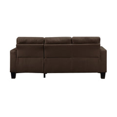 Earsom Brown Reversible Sofa & Ottoman - Ornate Home