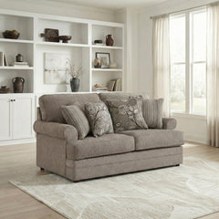 Earthen Beige Loveseat - Ornate Home