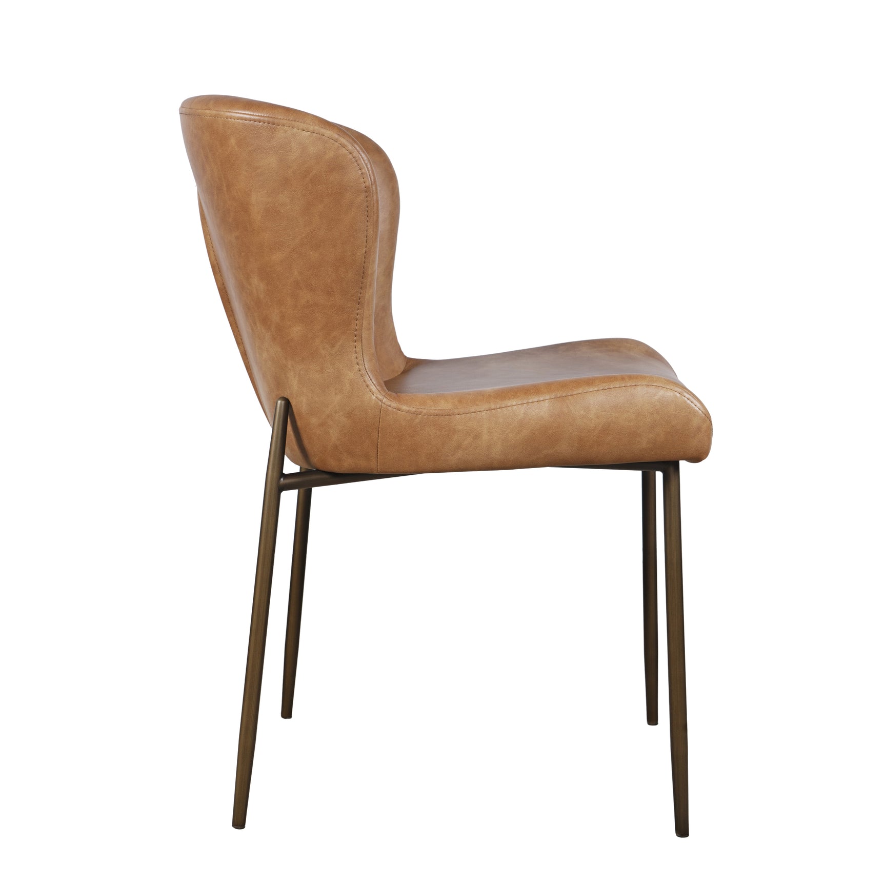 Easely Cognac Chair Cognac (Set of 2) - Ornate Home