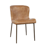 Easely Cognac Chair Cognac (Set of 2) - Ornate Home